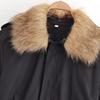 Winter New Product Fashion All-match Hooded Black Fur Collar Jacket Cotton Jacket