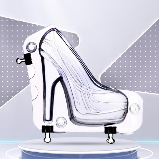 3D femeie ciocolată fondant pantofi cu toc înalt produse de patiserie prăjitură instrument de coacere bricolaj