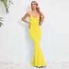 Women Floral Beach Vacation Bodycon Streetwear Maxi Dress Summer Clothes Fishtail Skirt