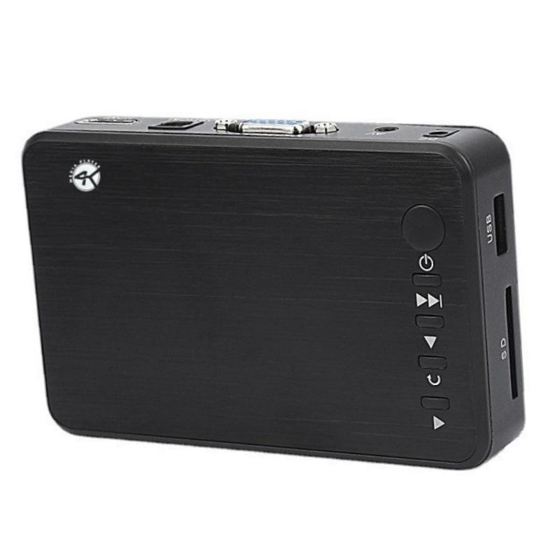 4K Blu-ray Player with Power-On Loop, HD Video, USB, HDMI+VGA, Landscape & Portrait Display Compatibility