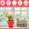 Strawberry Vase Vintage Inspired Strawberry Flower Vase Ceramic Decorative Strawberry Shaped Planter for Home Office Kitchen
