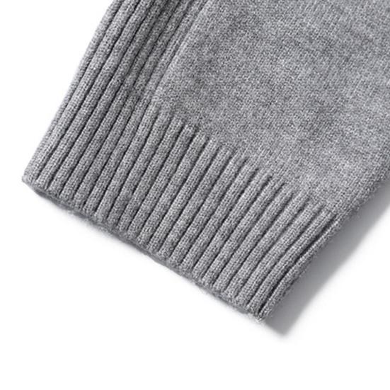 Men Turtleneck Sweater Slim Fit Knit High Neck Pullover Warm Winter Solid Color Rollneck Sweater for Daily Wear Work School Street
