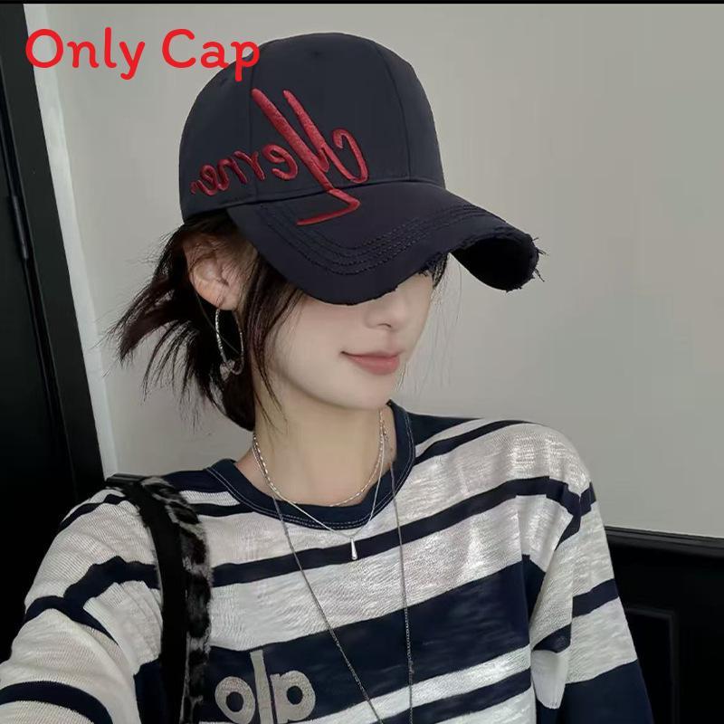 Cappellino da Baseball da Donna con Lettera Ricamata Protezione Solare per l'Estate Stile Casual
