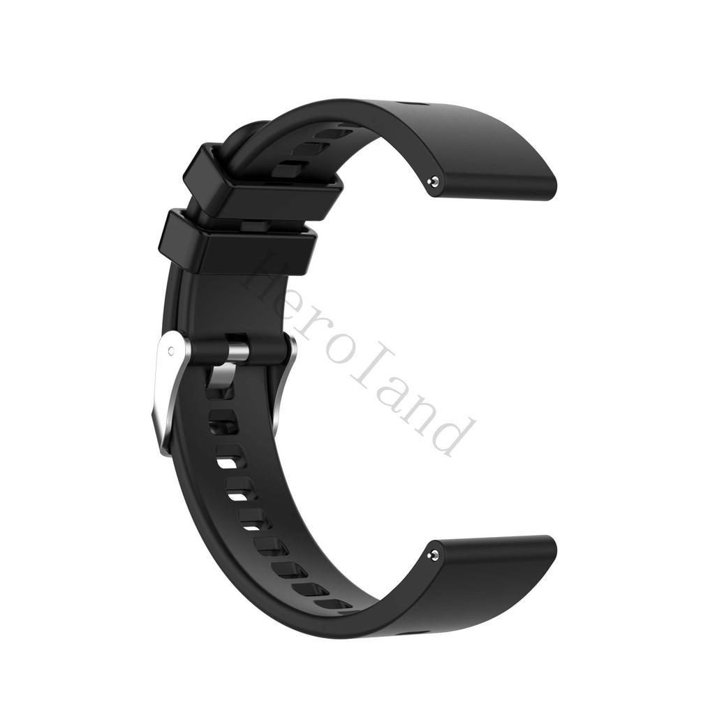 Silicone 20mm Watchstrap Band For MiBro lite / Air Smart Wristband Bracelet For Xiaomi MiBro Color / Haylou LS02 Wriststrap belt
