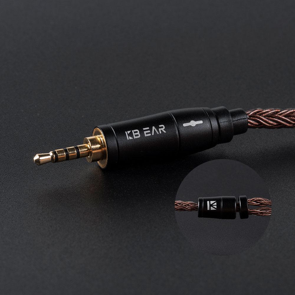 KBEAR 16 Core Upgraded Pure Copper Balanced Cable 2.5/3.5/4.4MM with MMCX/2PIN/QDC for BLON BL-01 BL-03 KBEAR KS2 KZ ZSX ASX EDX