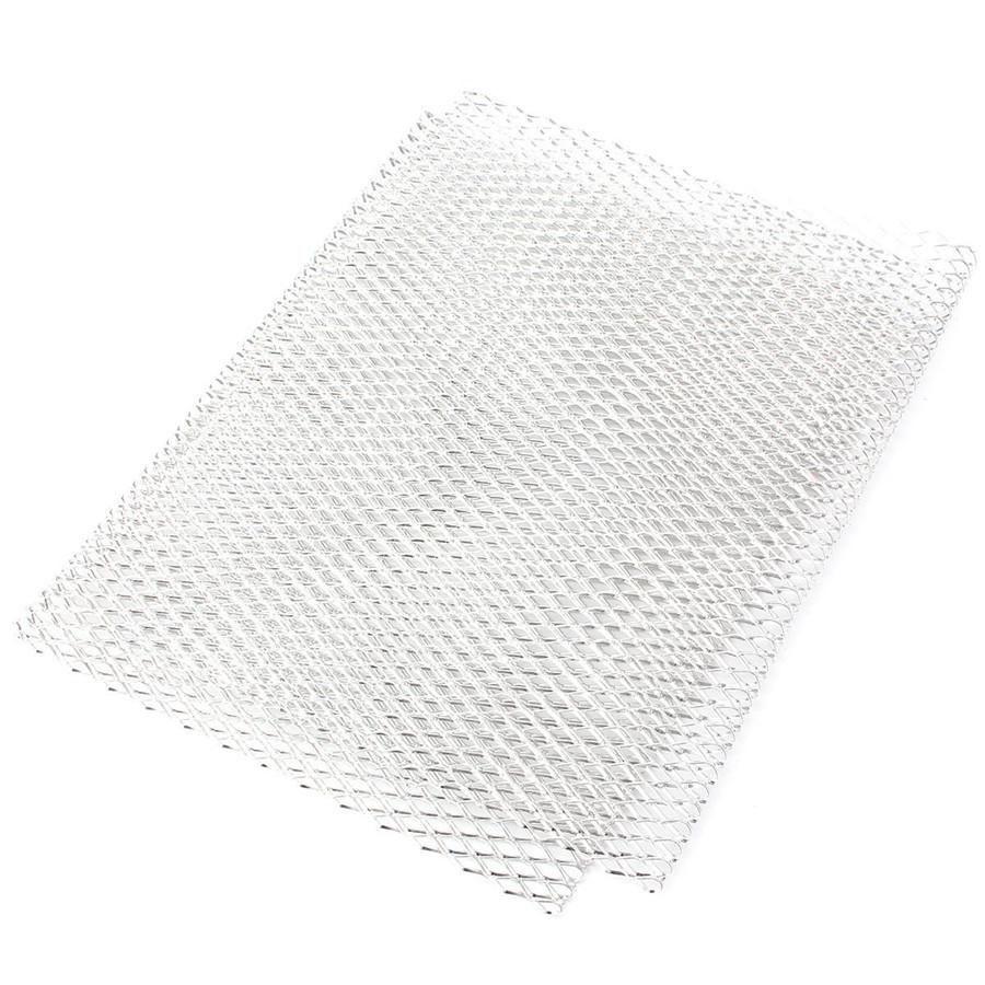 Silver Rhombus Air Inlet Grille Net Mesh Vent 40"x13" Universal Car SUV Body Kit