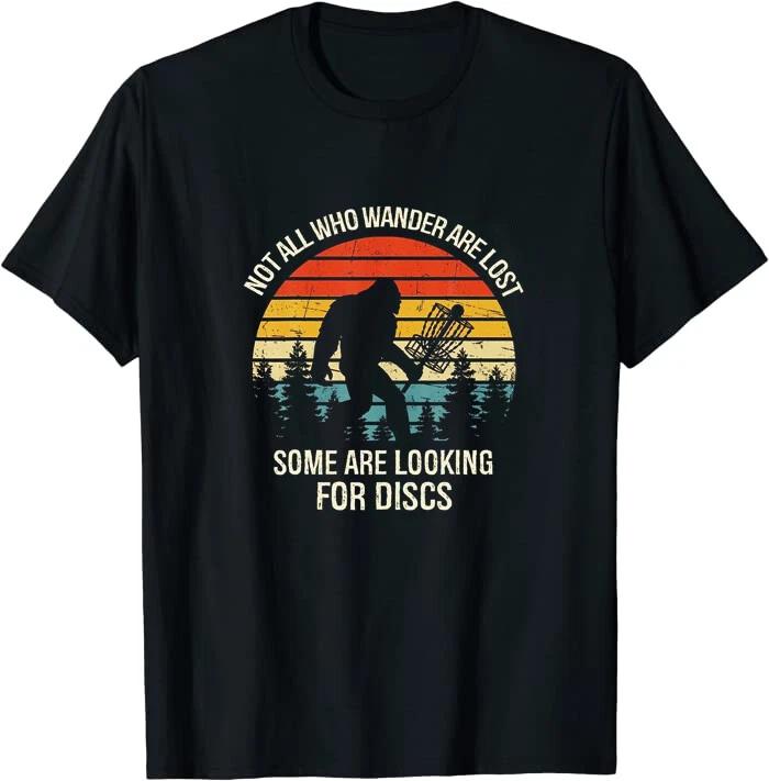 New Disc Golf Frisbee Sports Funny Bigfoot T-Shirt S-5XL XXL
