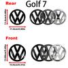 ABS Car Front Hood Emblem Bonnet Auto Badge Rear Trunk Stickers Accessory For Volkswagen VW Golf 6 Golf 7 Golf 7.5 MK6 MK7 MK7.5 ADFGH1