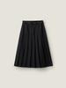 BEMUSE MANSION Fixed Pleated Skirt - Black