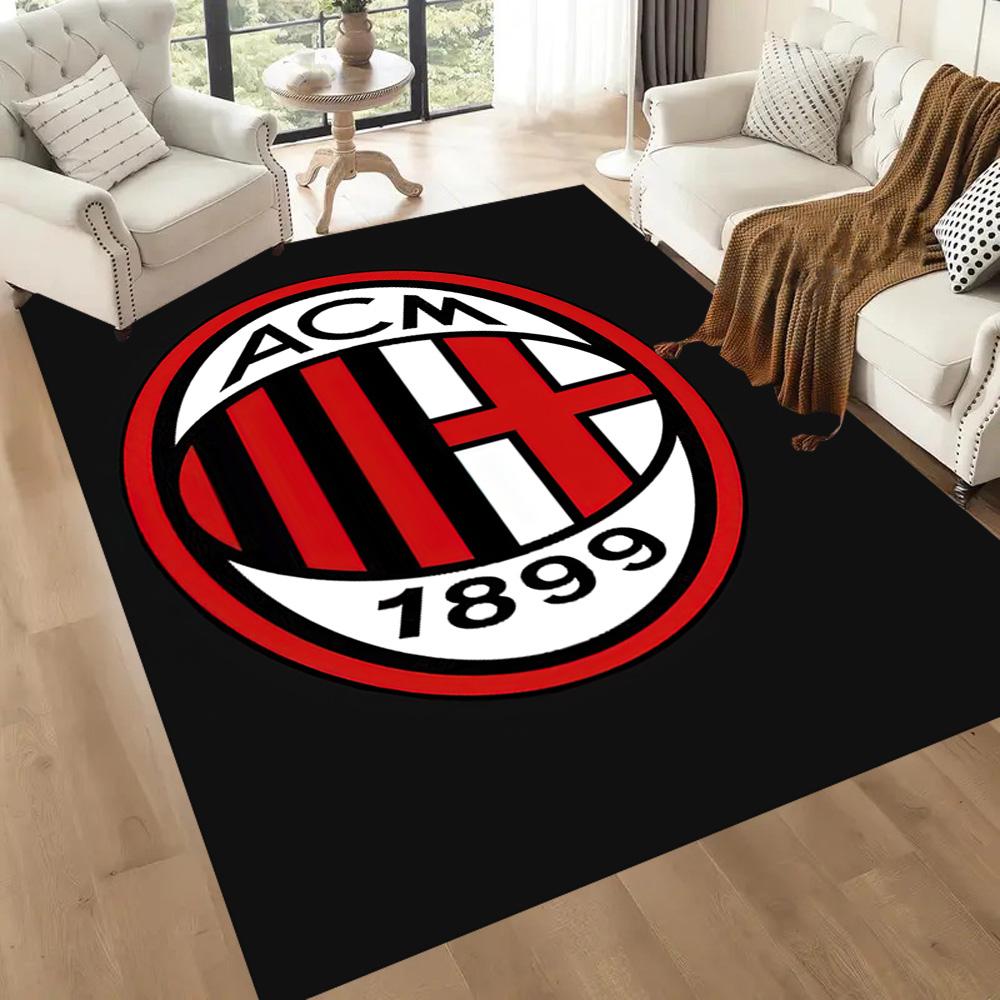 Ac Milan Area Rug Perfect For Balcony Hallway Bedrooms Entryway Antislip Carpet Decorate Offices Spiritual Gift