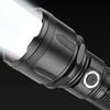 Telescopic Focus Flashlight XHP160 LED Super Bright Flashlight for Camping Hiking Biking