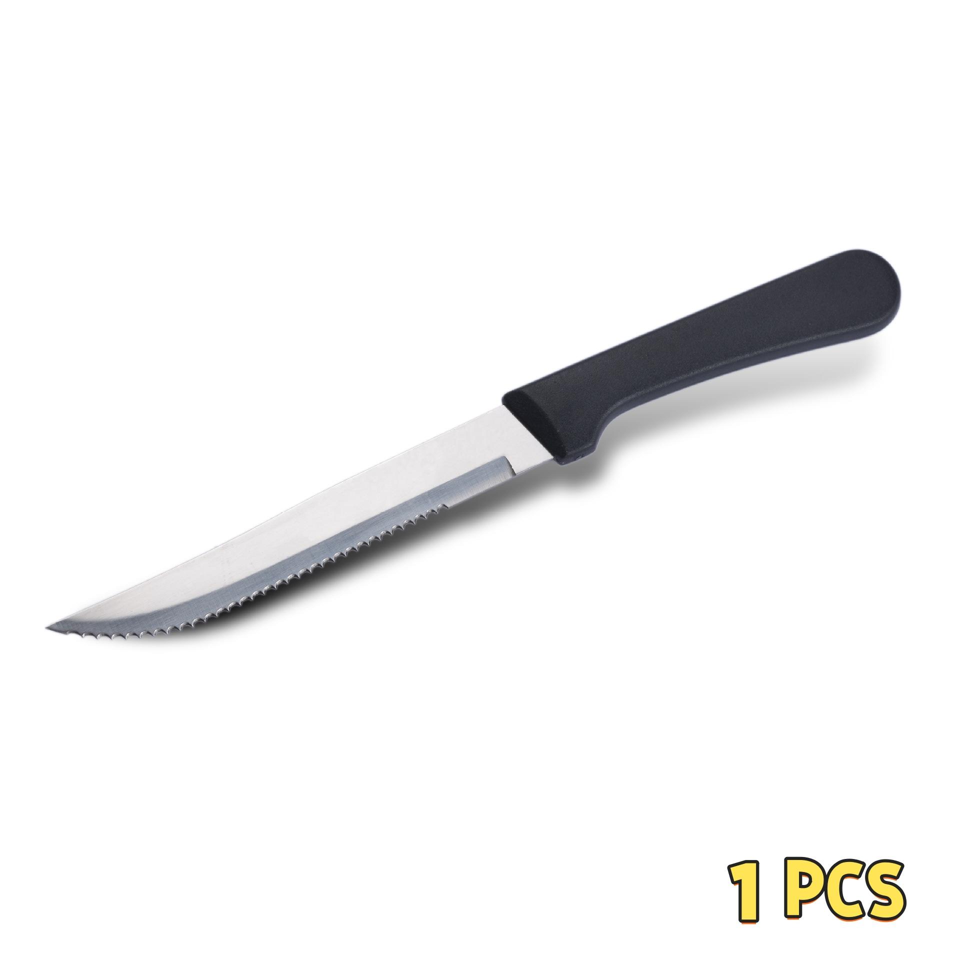 

Stainless Steel Kitchen Utensils Cutlery Steak Knife Practical High Quality Plastic Handle Available In Dishwasher Knife