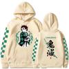 Demon Slayer Japan Anime Plus Size Hoodie Tanjiro Kamado Men Sweatshirts Y2k Harajuku Unisex Casual Pullover Clothes Tops
