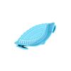 Over-the-Pot Colander Strainer with Splatter Guard for Draining Pasta Vegetables and