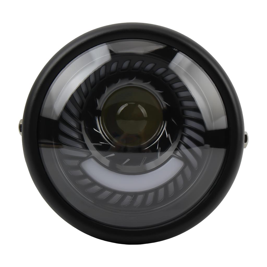 6.5" Motorcycle Round Light LED Headlight Universal for Cruisers Choppers Cafe Racer Bobber Moto Parts Head Lamp Accessories