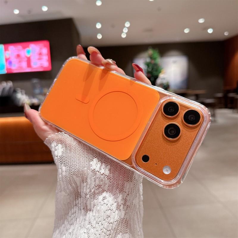 Magnetic Snap-On Phone Case IPhone 17 Pro Max 16 15 Series Shockproof PC Cover Slim Protective Shell