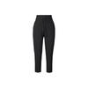 Bliss Luxe Spodnie Capri Średni Stan Regulowany Sznurek Szybkoschnące Damskie Spodnie Czarne CU4604-010