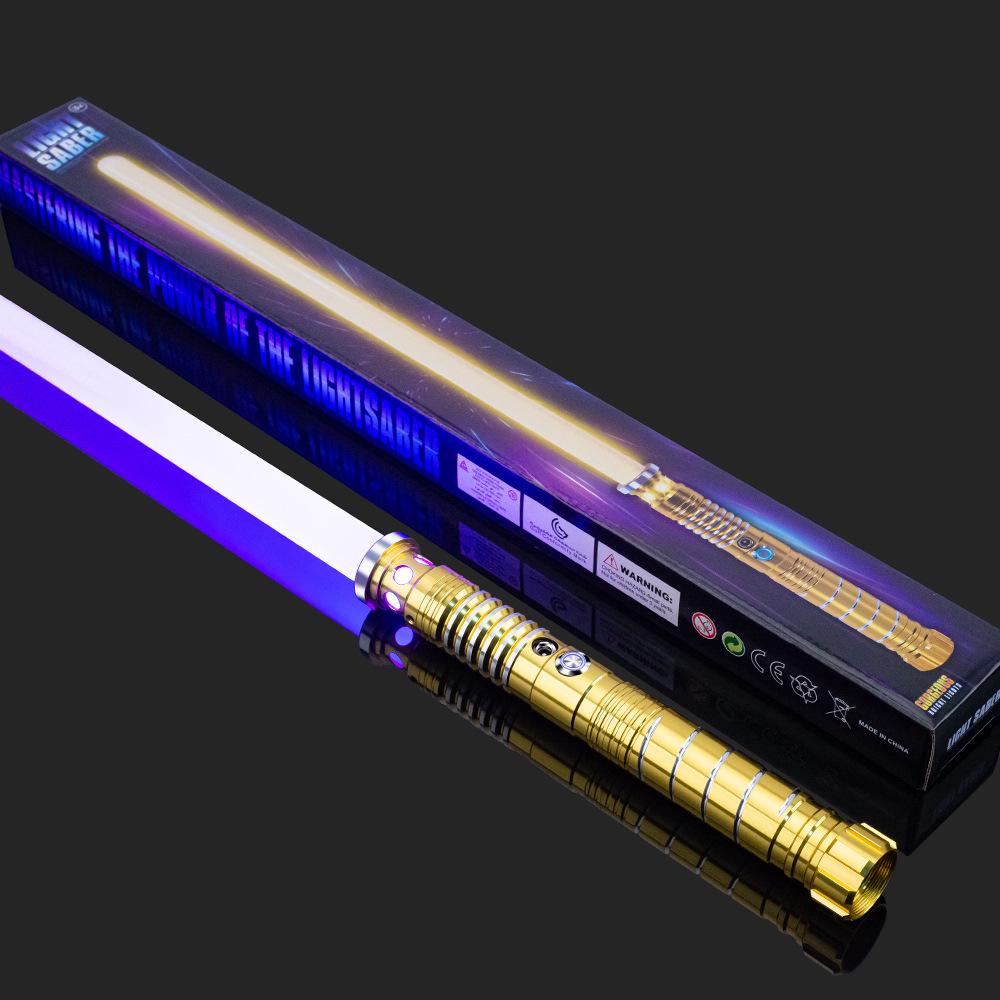 Cutie Cadou Premium Sabie Laser Star Wars din Metal - Reîncărcabilă, Jucărie Luminoasă pentru Copii