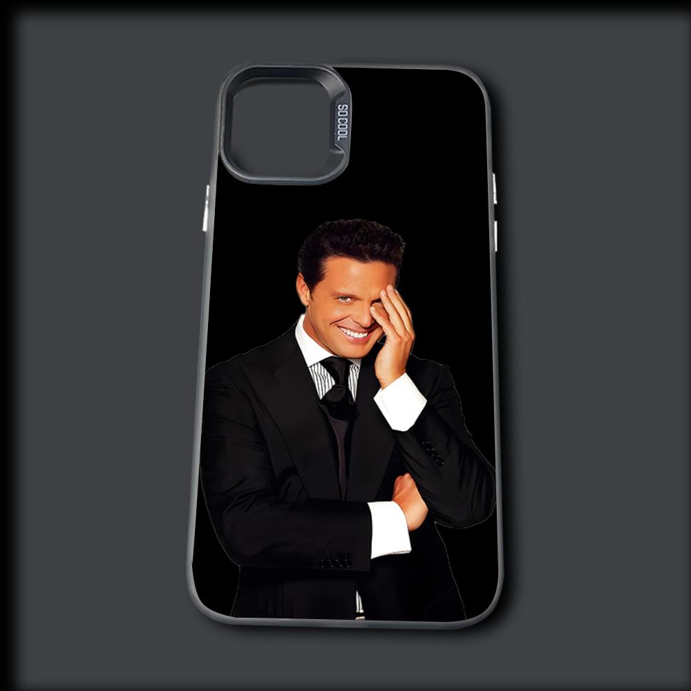 Singer L-Luis M-Miguel Phone Case For iPhone 16,15,14,13,12,11,Mini,Pro,MAX Gray Drop Matte Shockproof Soft Cover