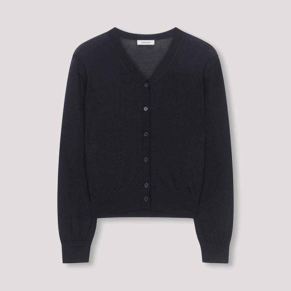 

Shs Miss V Neck Knit Cardigan SskcDn22510 Dn DARK NAVY/66