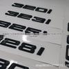 Black Car Rear Letter Emblem for BMW 3 Series (320i, 325i, 328i, 330i, 335i) 2014-2016