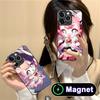 HSR Mem Glass MagSafe Mobile Phone Case for iPhone 17 16 15 14 13 12 11 Air Pro Max Plus Mini Colorful Cover