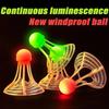 Nuova Pallina da Badminton Luminosa Antivento Super Resistente e Indistruttibile per Esterno, Pallina Fluorescente Luminosa in Nylon con Luce