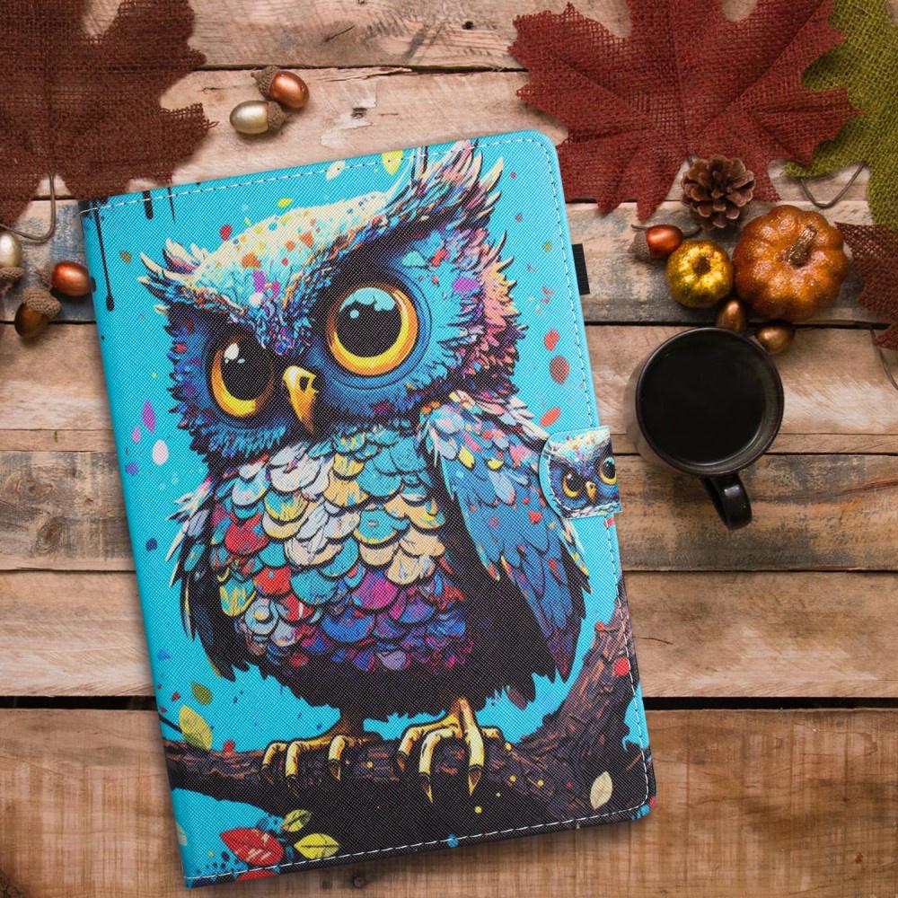 Lenovo Tab M11 case, with flap, owl