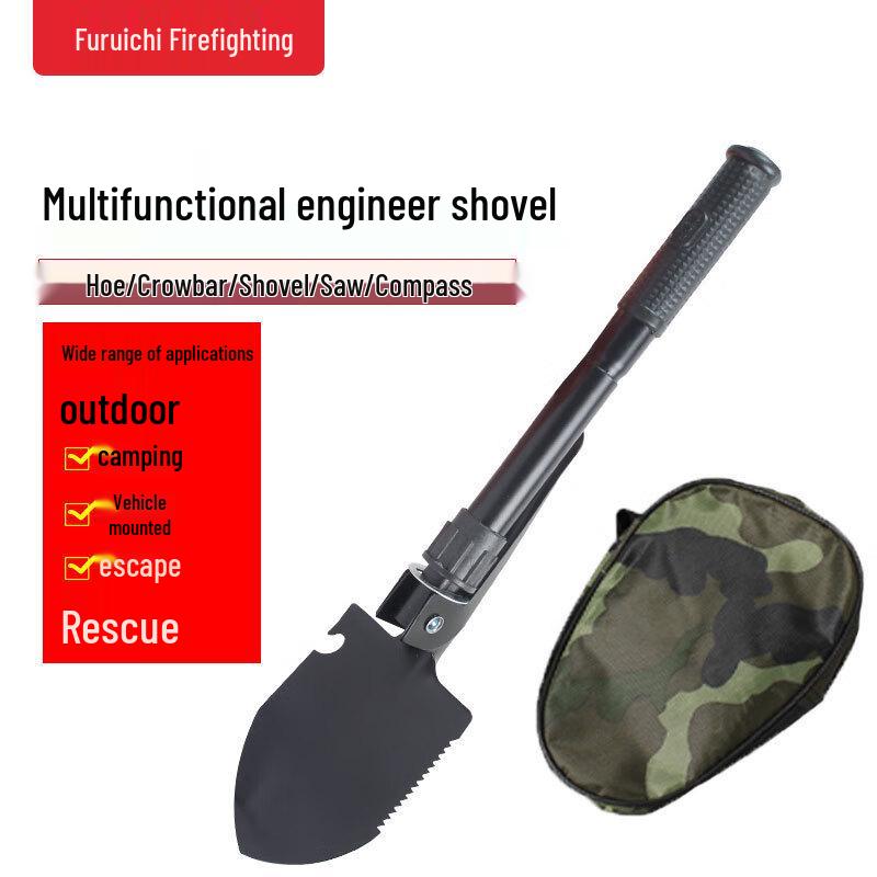 OLOMM Multi-functional Folding Survival Shovel Standard