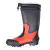 Co-cos nobuoka Herren Ziploa Stiefel mit Spikes und Stiften, Grau, Größen S/M/L (LL, 26,5-27,0 cm)