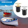 Bouchon de vidange en caoutchouc, Style rabattable, coque Livewell, cale, tableau arrière, digue, accessoires de bateau marin
