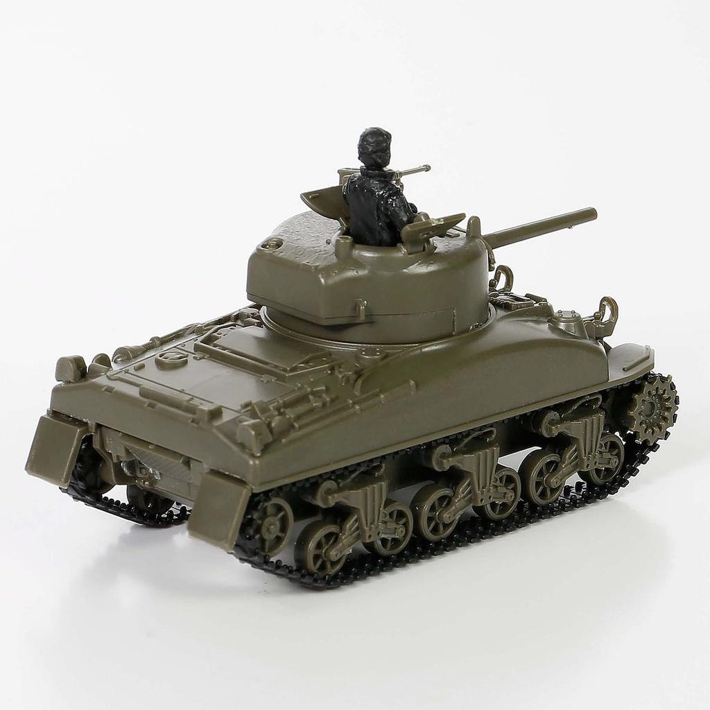 Platz Waltersons 1/72 Scale WWII US M4A1A(75) Sherman Tank, 3rd Infantry Division, France, August 1944, Plastic Model Kit WS55004R (Tank)