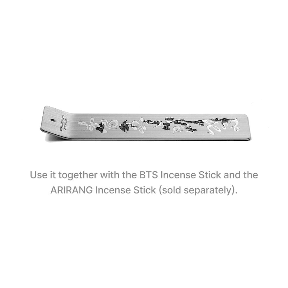 Incense Gift Set BTS Official Merch, Incense Sticks 50pcs + Stainless Steel Holder, BTS / ARIRANG Scent