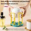 M-Portable Retractable Bowl Holder Drain Removable Cabinet Dishes Storage Rack Water Cup Kitchen Organizer