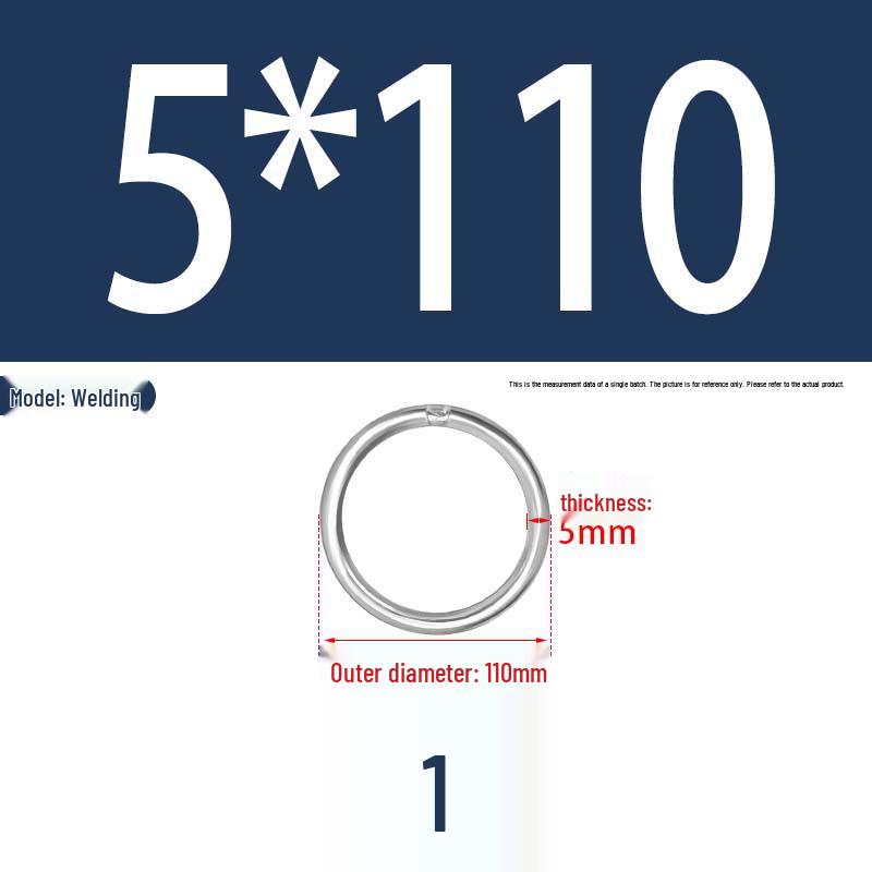 304 Stainless Steel Seamless O-Ring for Lifting and Hammock Yoga Connection