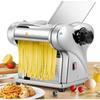 Electric Pasta Maker - Cgoldenwall - Stainless Steel - 2 Blades - 6 Settings - 140w