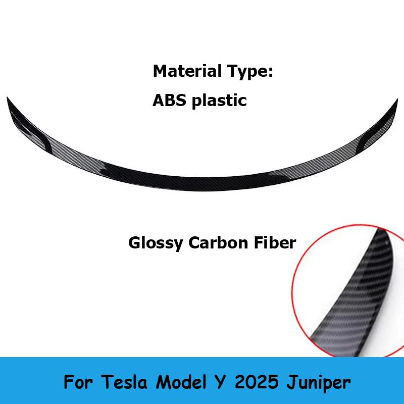 Car ABS Spoiler For Tesla New Model 3 2024-2026 Highland Original High-performance Model Y Juniper Carbon Fiber Accessories