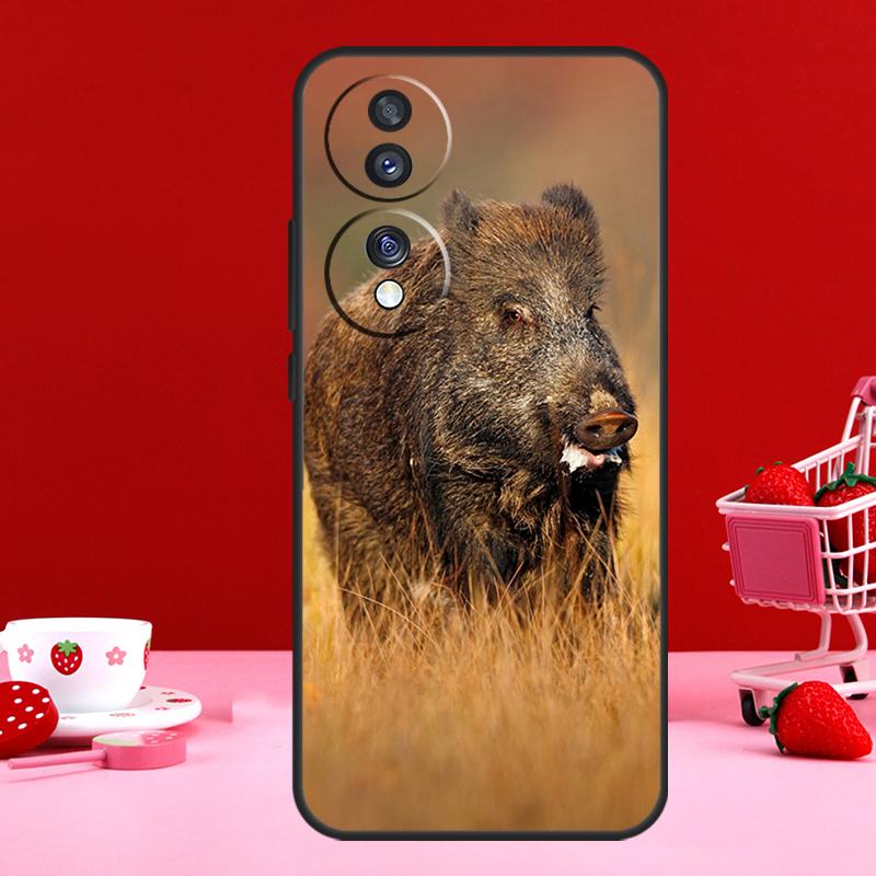 

wild boar For Honor Magic 7 6 5 8 Pro Case For Honor 400 200 50 70 90 Lite X8c X8b X9a X9b X9c X9d Win Honor X9c