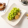 Light Luxury New Fruit Plate Living Room Tea Table High Beauty Dried Tray Home Use And Outdoor Exquisite Snack Display Plate