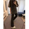 Men's Jeans 2024 New Spring And Summer American High Street Straight Slim Black Loose Casual Micro-flared Pants Large Size S-3XL