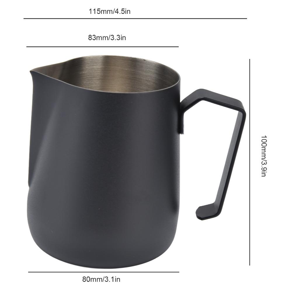 450ml Capacity Milk Frothing Pitcher Thickened Wall Milk Pitcher Frothing Pitcher  For Coffee