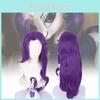 My Little Pony Rarity Cosplay Paryk Luksuriøs Lang Bølget Lilla Højtemperatur Fiber