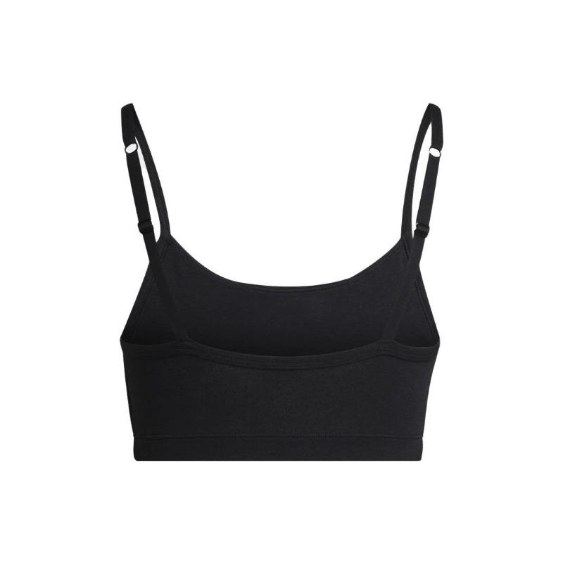 adidas Originals Adicolor Comfort Flex Algodón Scoop Bralette Ropa Interior Mujer Negro GB1148