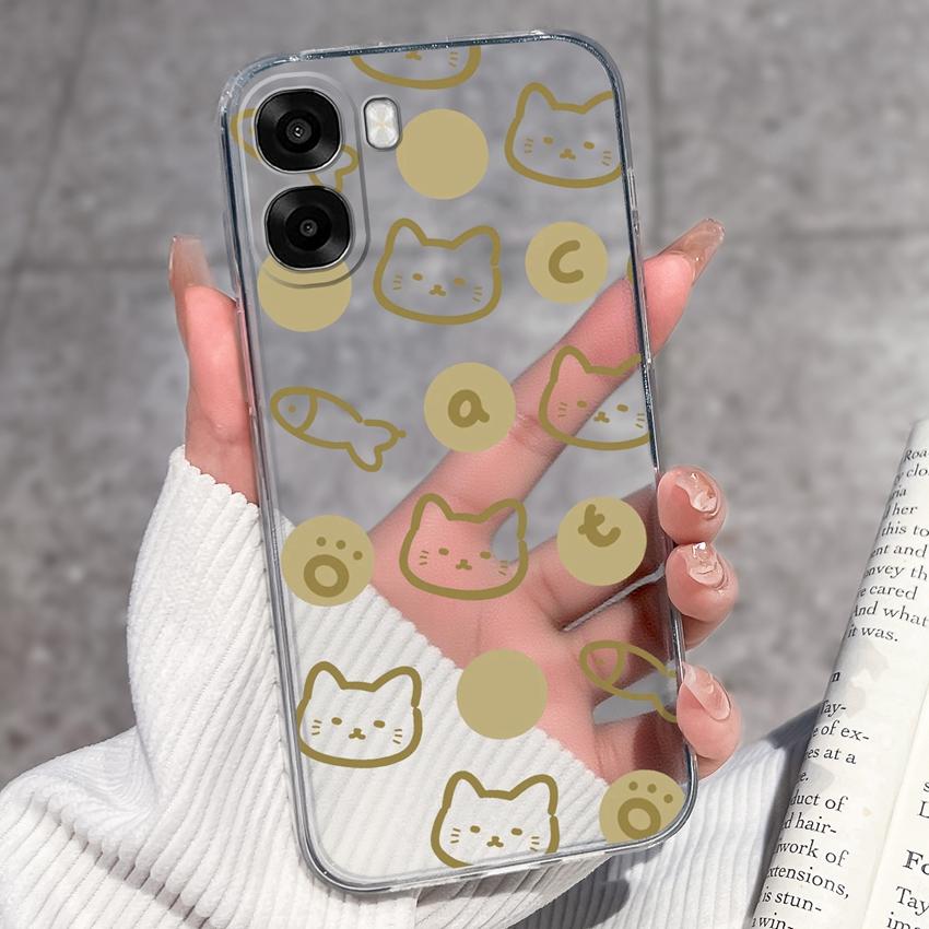 Kompatibilní Pro Oppo A6x A5x A6 Pro A39 K12x Kryt na telefon Roztomilý vzor Malý princ Měkké průhledné silikonové pouzdro s chráničem objektivu Pro Oppo Nárazníkové pouzdro
