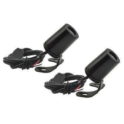 Motorcycle Projector Angels Wing LED Lamps Modified Motorbike Tail Lights Carpet Underglow Welcome Brake Taillights