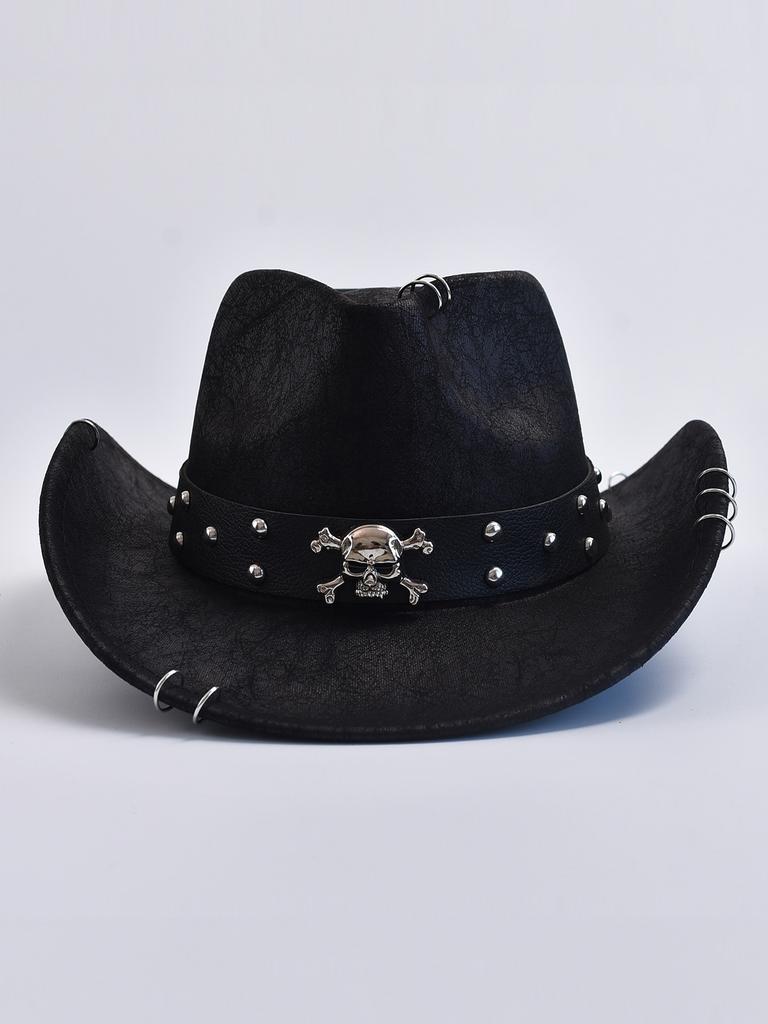 Pălărie de cowboy Western vintage din piele ecologică pentru bărbați, pălării de jazz pentru gentleman, pălărie Panama pentru cowgirl, Sombrero Hombre