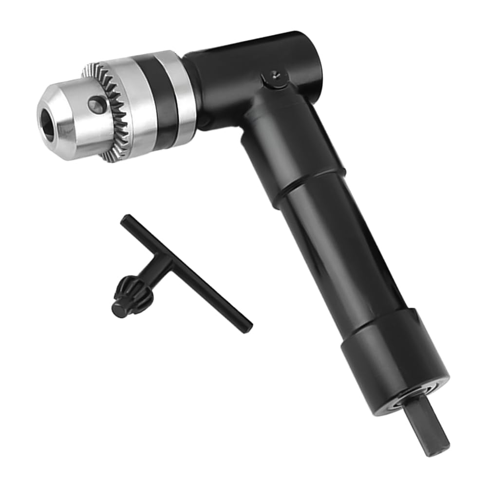 Right Angle 90 Degree Drill Angle Angle Corner Power Strip Extension Drill Electric Drilling Extension Easy and Convenient Drill, L-Shaped Adapter,