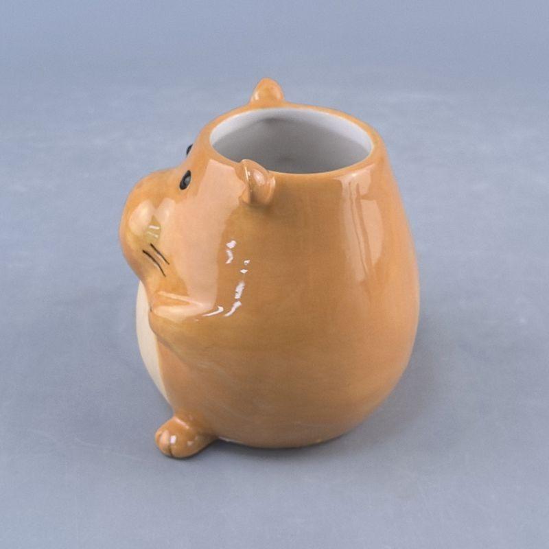 Creative Cute Guinea Pig Ceramic Mug High Value Ins Style Household Couple Water Cup Souvenir Gift White Porcelain