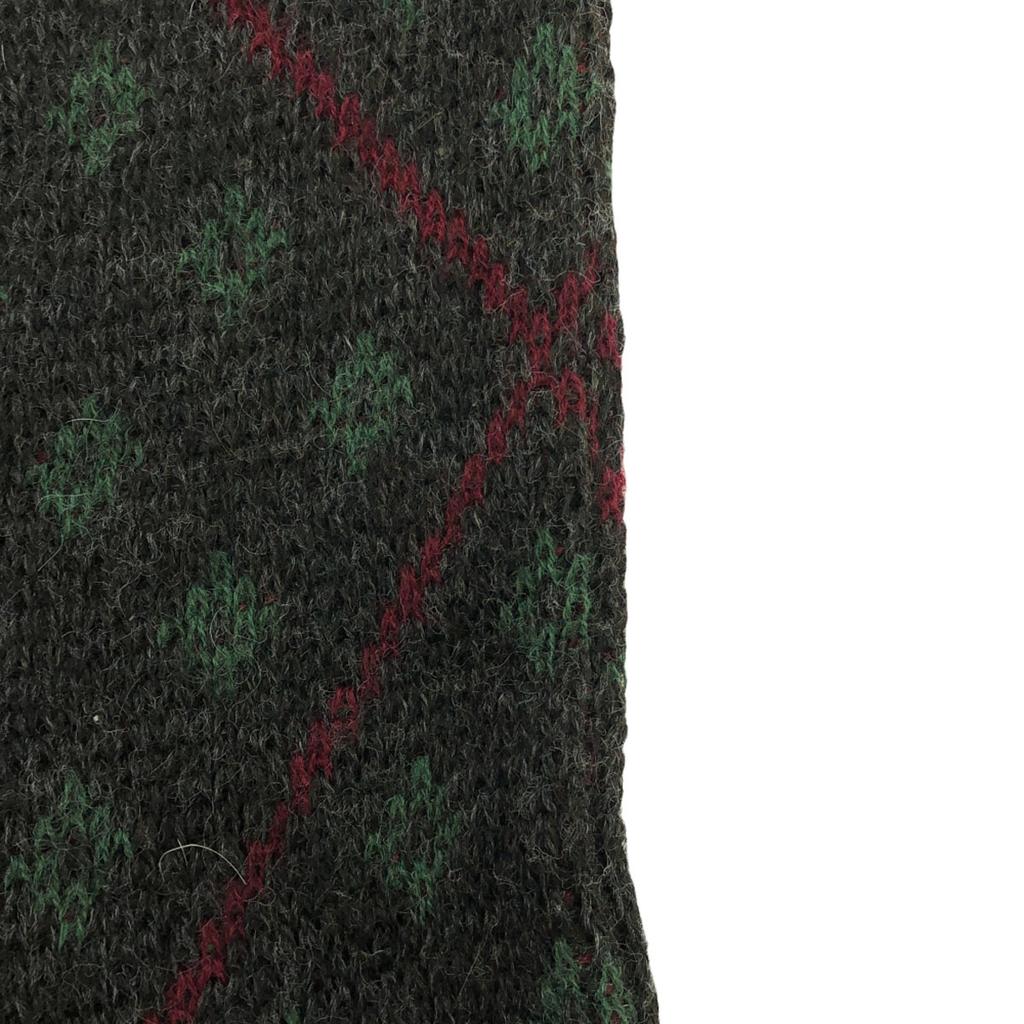 Valentino Garavani 90s Made In Italy Old Overall Handle Long Sleeve Crew Neck Knit Men's Used