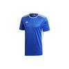 T Shirts Men's Blue Crew Neck Moderate Straight Fit CF1037